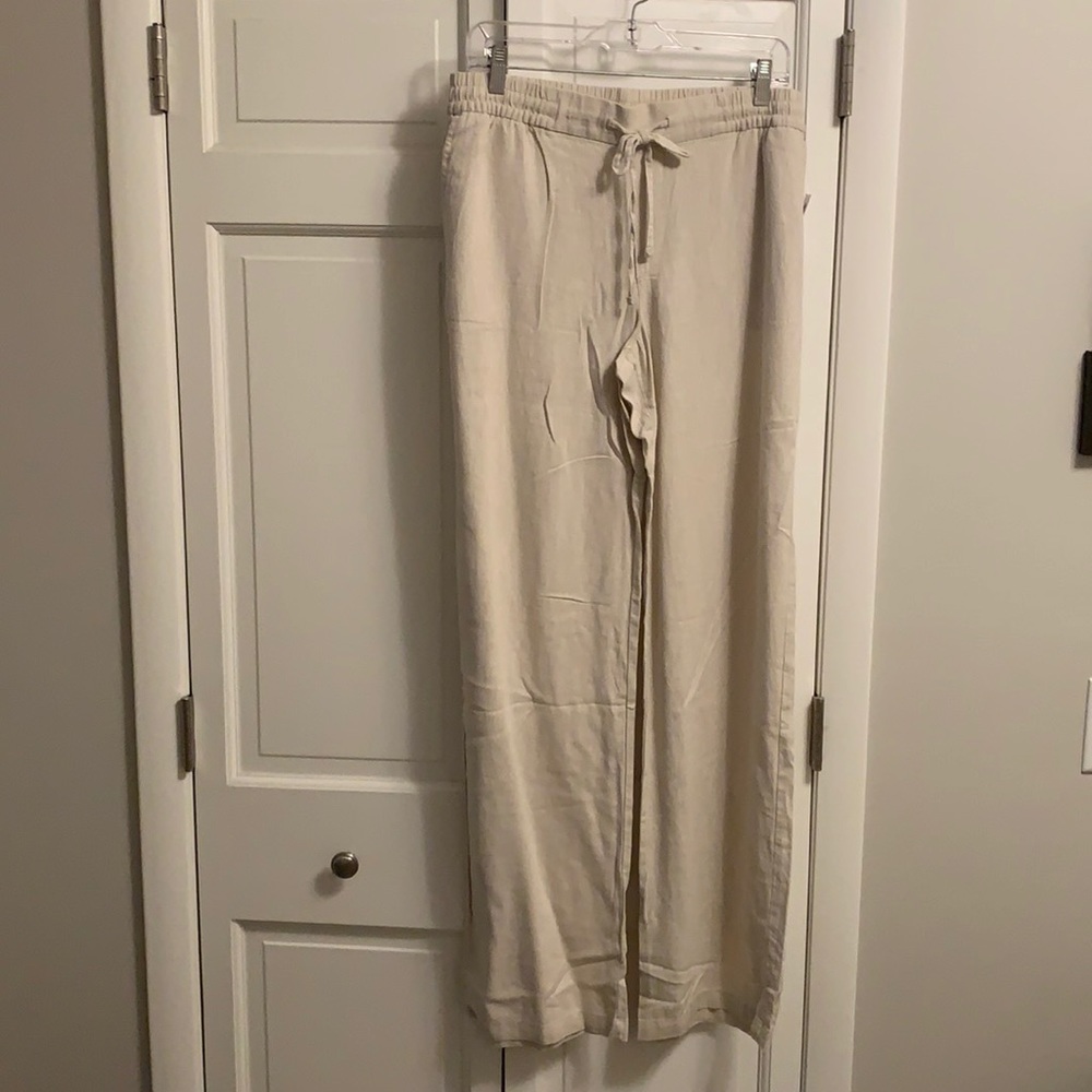 NWT OLD NAVY beige linen pants